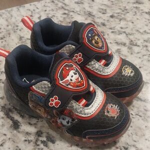 Paw Patrol Kids Sneakers - Black, Red, and Blue